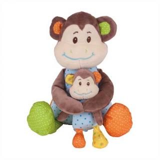 Bigjigs Toys textilní postavička - Opička Cheeky