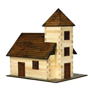Dřevěná slepovací stavebnice Walachia Kostel