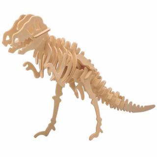 Dřevěné 3D puzzle dinosauři - Tyranosaurus T-REX J014