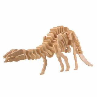 Dřevěné 3D puzzle dinosauři - velký Apatosaurus BJ005