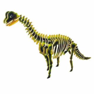 Dřevěné 3D puzzle skládačka dinosauři -  Brachiosaurus JC013