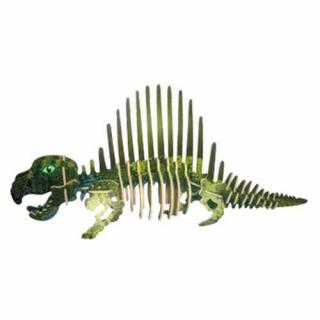 Dřevěné 3D puzzle skládačka dinosauři -  Dimetrodon JC012