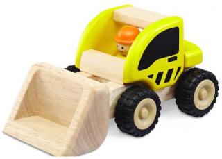 Dřevěné hračky - dřevěné auto - Mini nakladač