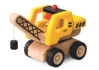 Dřevěné hračky - Dřevěný Mini Jeřáb