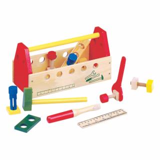 Dřevěné hračky - Pracovní stůl - Pracovní brašna