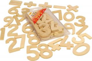 Dřevěné hračky - Školní pomůcky - Číslice a počítání