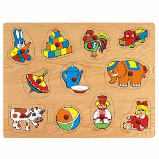 Dřevěné hračky - Vkládací puzzle - Vkládačka - Hračky