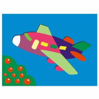 Dřevěné hračky - Vkládací puzzle - Vkládačka - Letadlo