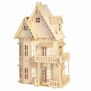 Dřevěné skládačky 3D puzzle slavné budovy -Gotický dům DH001