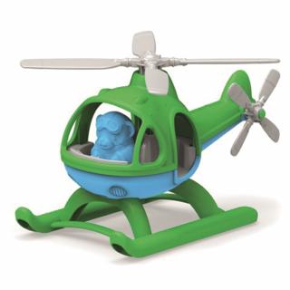 Green Toys - Vrtulník zelený