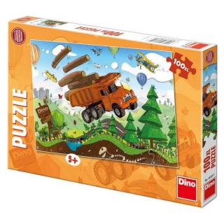 Papírové puzzle 100 XL dílků Tatra na cestách