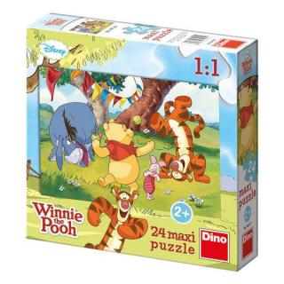 Papírové puzzle 24 dílků maxi Medvídek PÚ