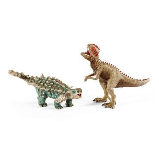 Schleich - Prehistorická sada Giganotosaurus a Saichania malí
