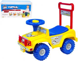 Teddies Yupee auto Jeep žlté