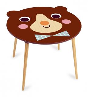 Vilac - Dřevěný stoleček medvídek