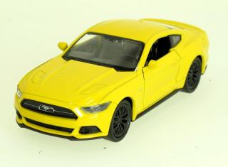 Welly - Ford Mustang GT (2015) model 1:34 žlutý