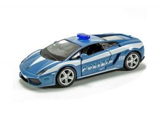 Welly - Lamborghini Gallardo LP560-4 model 1:43 policie modré