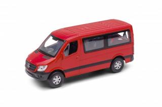Welly - Mercedes-Benz Sprinter Panel Van model 1:34 červený