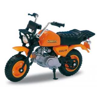 Welly - Motocykl Honda Gorilla model 1:18 oranžová