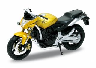 Welly - Motocykl Honda Hornet model 1:18 žlutý