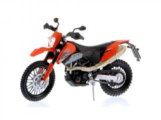 Welly - Motocykl KTM 690 Enduro model 1:18 oranžový