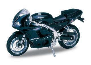 Welly - Motocykl Triumph Daytona 955i (2002) model 1:18 černý