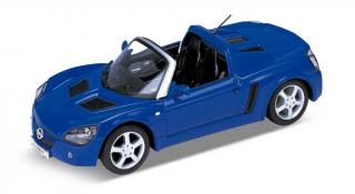Welly - Opel Speedster  1:24 modrý