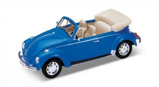 Welly - Volkswagen Beetle cabriolet 1:24 modrý