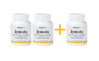 2+1 Kráľovsky Betaglukan 200 mg + ( Vitamín C + D) 90 veg. kapsúl