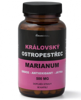 Kráľovsky Ostropestrec Marianum 500 mg, extrakt 80% Silymarinu