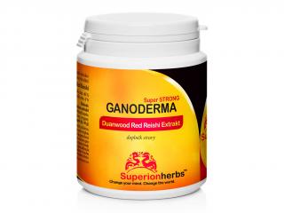 Superionherbs Ganoderma, Duanwood Red Reishi, 40% polysacharidový extrakt 90 kapsúl
