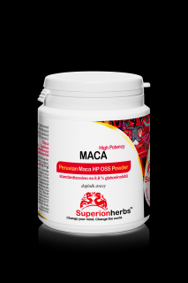 Superionherbs Maca peruviana 100% čistý extrakt z koreňa 90 kapsúl