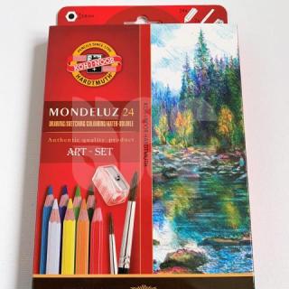 Akvarelové farbičky 24 Mondeluz