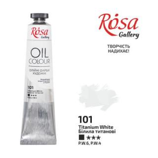 Olejová farba Rósa Gallery 45ml white titanium