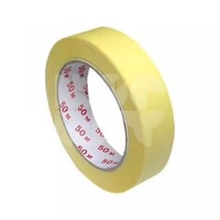 Papierová lepiaca páska žltá 25mm/50m