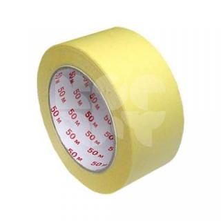 Papierová lepiaca páska žltá 50mm/50m