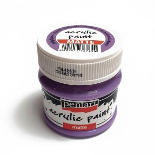 Akrylová farba matná 50 ml, ametistová (acrylic paint matte amethyst)