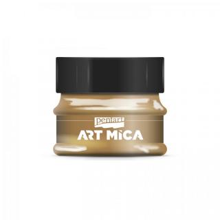 ART MICA minerálny práškový pigment, 9g, zlatohneda (výborný do živice)