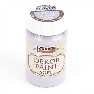 Dekor paint soft 100ml, holubia sivá