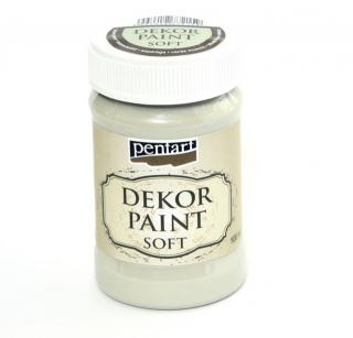 Dekor paint soft 100ml, lišajníkovo zelená