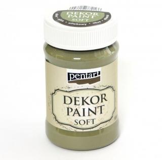 Dekor paint soft 100ml, olivová