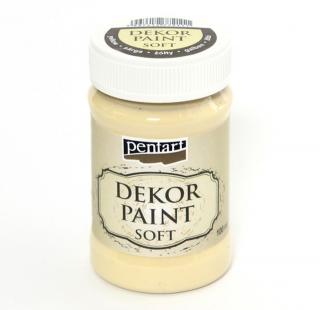 Dekor paint soft 100ml, žltá