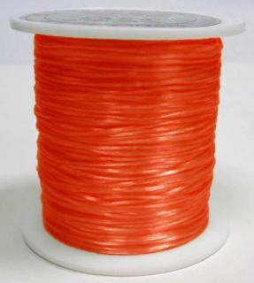 Nilon elastický oranžový 0,8 mm návin cca 11m cievka (1 cievka)