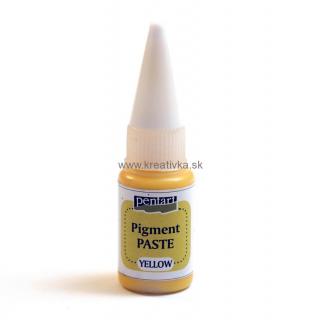 Pigmentová pasta - farbivo žlté 10ml