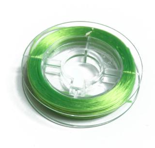 Vlasec pevný elastický, priemer: 0,8mm 1cievka 10m sv. zelená (návin 10m - 1 cievka)