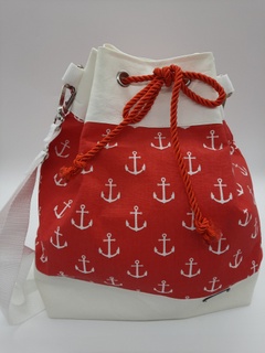 Kabelko-batoh červený námorník