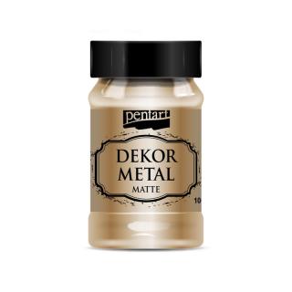 Akrylová farba Dekor Metal matná 100 ml, bronzová
