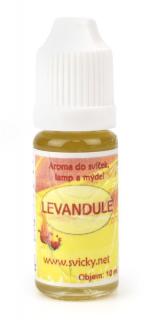 Aróma do sviečok lámp a mydiel, levanduľa, 10ml