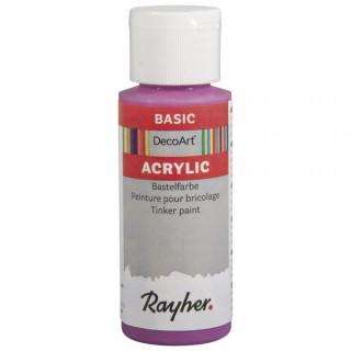 Basic akrylová farba 59 ml, sýto ružová