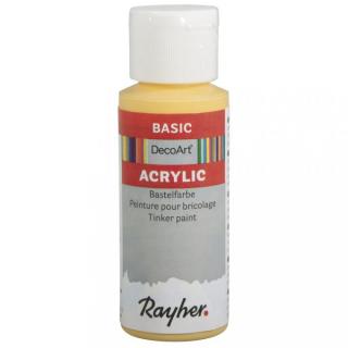 Basic akrylová farba 59 ml, žltá